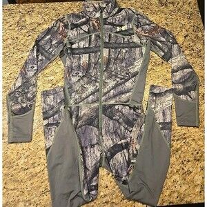 Under Armour Body Suit Mens M Scent Control ColdGear Realtree Ultra Ninja